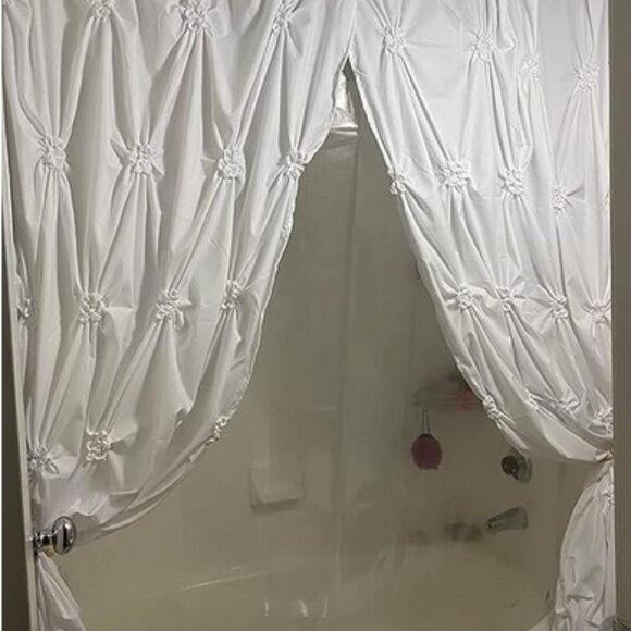 Seasonwood | Modern Farmhouse Shower Curtain Set NIP - Picture 5 of 10